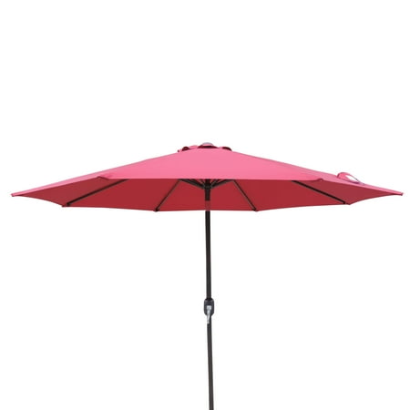 Octagonal Sunbrella Market Umbrella - Island Umbrella Trinidad 9-ft Octagonal Market Umbrella in Polyester