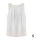 thumbnail image 2 of Minnieouse Nueva blusa informal sin mangas con cuello de gasa a la moda para mujer de verano Ropa interior Blanco S Minnieouse FS5367-06, 2 of 6