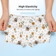 thumbnail image 3 of Yiaed Bees And Flowers Print Boys' Boxer Briefs Cotton Casual Stretch Comfort Boys Boxers - Kids Boxer Briefs Underwear for Boys (6-18)-Large, 3 of 5