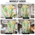 thumbnail image 5 of Dznils Tropical Leaf Shower Curtain, Boho Green Palm Leaves Bathroom Shower Curtains, Waterproof Fabric Machine Washable with 12 Hooks, 72" x 72", 5 of 8