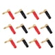 thumbnail image 2 of Conector con conector tipo banana negro + rojo en ángulo recto, 2 of 8