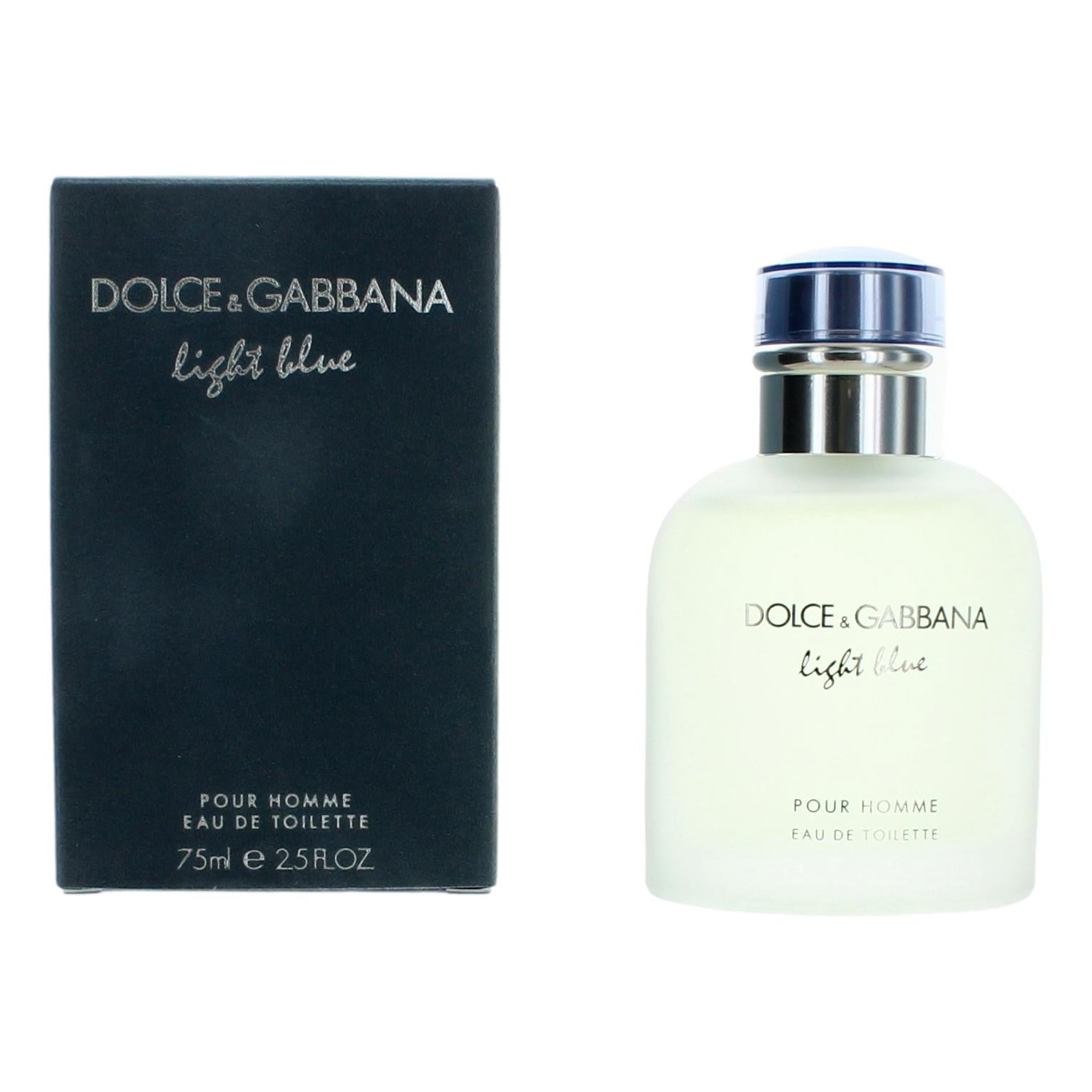 Dolce & Gabbana Light Blue Eau de Toilette, Cologne for Men, 2.5 fl oz