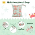 thumbnail image 3 of Bolsas de tela ALVABABY para pañales secos, 30 x 36 cm, impermeables, 3 of 7