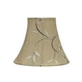 thumbnail image 2 of Aspen Creative 30069-9 Small Bell Shape Chandelier Clip-On Lamp Shade Set (9 Pack), Transitional Design in Light Gold, 6" bottom width (3" x 6" x 5"), 2 of 6