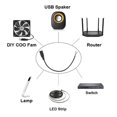 thumbnail image 2 of Type C Pigtail Cable Extension Power Cable USB C to 2 Pin Bare Wire Open End Connectors Type C Female Connectors-2025, 2 of 5