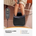 thumbnail image 2 of CooCoCo Heated Foot Massager, Kneading Foot Warmer, Shiatsu Foot Heater for Plantar Fasciitis & Neuropathy, Feet Massage Machine for Pain Relief, Gifts for Women Mom Dad Men, 2 of 8