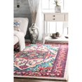 thumbnail image 1 of nuLOOM Persian Tapis Floral Elenor, 5 X 8, Multicolore, 1 of 2