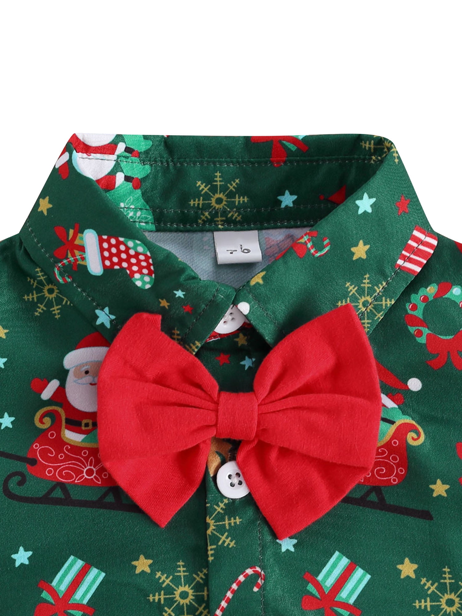 baby boy bow tie romper