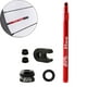 thumbnail image 4 of Extensor de válvula de vacío universal de neumático para bicicleta 80mm rojo Sharpla vástago de válvula sin cámara, 4 of 8