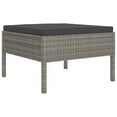 thumbnail image 3 of vidaXL Patio Furniture Set 2 Piece Patio Sectional Sofa with Table Poly Rattan, 3 of 25