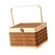 thumbnail image 5 of Cesta de bambú con asa plegable, caja organizadora de dulces de boda, cesta de regalo tejida a mano para servir pan, pastelería, favores de fiesta, 5 of 8