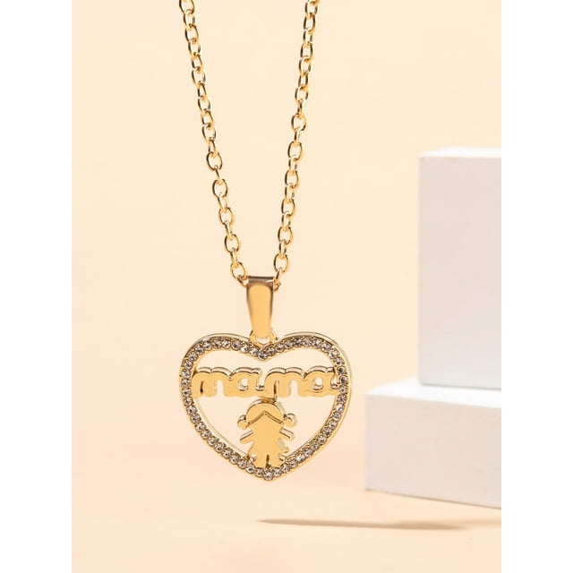Namzi Mother's Day Gift Ideas - Mothers Day Necklace for Mom Mothers Day Gifts for Mom from Son Gifts for Her Mom Gifts for Mothers Day Grandma Mothers Day Gift(Gold)