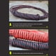 thumbnail image 3 of Wosthever 8mm de diámetro al aire libre 10m ganchos de cuerda de escalada cuerda resistente al desgaste de emergencia Paracord accesorios de Escalada Rojo/20m, 3 of 6