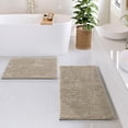 thumbnail image 2 of Juego de alfombras de baño Hearth & Harbor, felpilla, 3 tamaños, 2 of 9