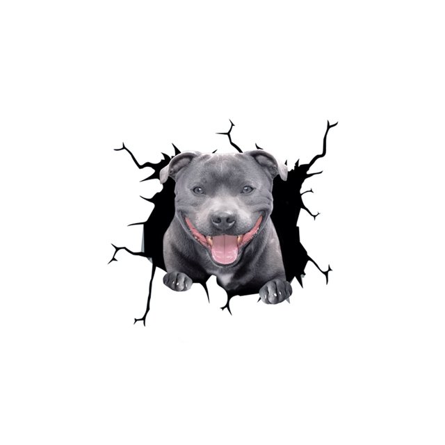 Pegatina para coche de bulldog, PVC, 30 x 30 cm, fondo transparente, adhesivo removible para coche, pared, portátil y superficies lisas