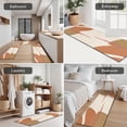 thumbnail image 5 of Brown Boho Geometric Pattern Kitchen Rugs Sets Of 3,Kitchen Runner Rugs Non Skid Washable,Decorative Kitchen Floor Mats for Kitchen,Sink,Laundry,17"x30"+ 17"x47" + 17"x59", 5 of 6