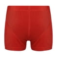 thumbnail image 2 of TiaoBug Kids Girls Gymnastics Dance Shorts Booty Shorts Yoga Athletic Short Bottoms Red 8, 2 of 6