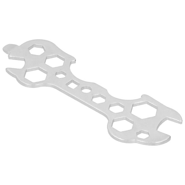 Llave plana porosa para bicicleta, llave multifuncional para bicicleta, accesorio para ciclismo, llave porosa de acero inoxidable, rendimiento de alta gama