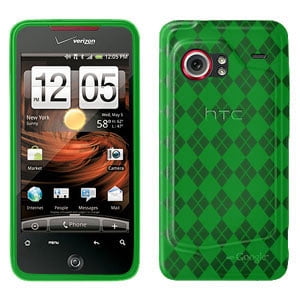 Premium Designer Luxe Argyle Skin Case for HTC DROID Incredible PB31200, Verizon HTC DROID Incredible PB31200 -