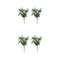 thumbnail image 1 of ZheElen 2pcs Artificial Silk Daisy Flowers Low Maintenance And For Home Faux Flowers blue 2Set, 1 of 1