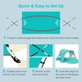 thumbnail image 6 of Gorich UPF 50+ Beach Tent for 3-6 Person, Lightweight Portable Sun Shelter with 2 Zippered Doors, Easy Setup Beach Canopy, UV Protection Sun Shade for Family, Outdoor, Camping, Picnic, 6 of 6