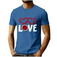 thumbnail image 2 of Tops para hombre, blusas y camisas de cuello redondo y manga corta para hombre, camisetas deportivas informales con estampados a la moda para hombre, blusas de cuello redondo y manga corta, blusas de, 2 of 5