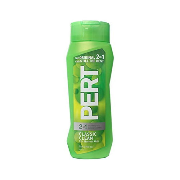 Pert Plus 2 en 1 Shampooing & après-Shampooing Classique Formule Moyenne pour Cheveux Normaux 13.5 Fl Onces / 400 ml (Lot de 3)