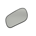 thumbnail image 2 of 88048 - Fit System Driver Side Non-heated Mirror Glass w/ backing plate, Ford Crown Victoria, Grand Marquis 98-11, Mercury Marauder 03-04, 4 3/ 8" x 7 5/ 16" x 7 13/ 16", 2 of 5