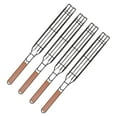 thumbnail image 1 of 4 piezas cestas para asar brochetas para barbacoa mango de madera estantes prácticos herramientas jaulas para parrilla para mariscos Jumbo, 1 of 8