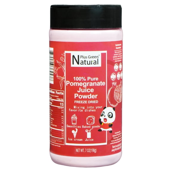 NPG Pomegranate Juice Powder 7oz, Freeze Dried Pomegranate Juice, for Smoothies & Beverages, Vegan Friendly, Light Pink Color, Delightful flavor and Natural Coloring Perfect for Baking and Cooking