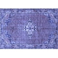 thumbnail image 1 of Ahgly Company Indoor Rectangle Persian Blue Traditional Area Rugs, 4' x 6', 1 of 4