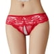 thumbnail image 1 of Gibobby Bragas Bikini Elásticas Ropa interior mujer Bragas encaje sexy Estiramiento Hipster Calzoncillos Ropa interior Señora Ropa interior （Rojo， XXL), 1 of 5