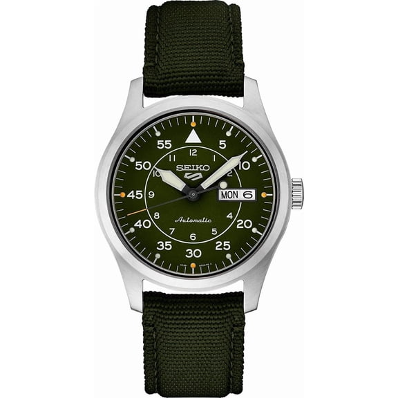 Seiko SRPH29 5 Mens Green Sports Watch