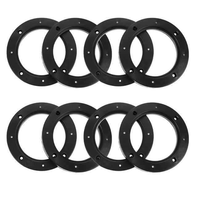 KONTONTY 4 Pairs Plastic Horn Gasket 5 Inch Speaker Spacer Natural Stone Props Car Speaker Adapter Rings Auto Speaker Spacers Abs Speaker Pads Trumpet