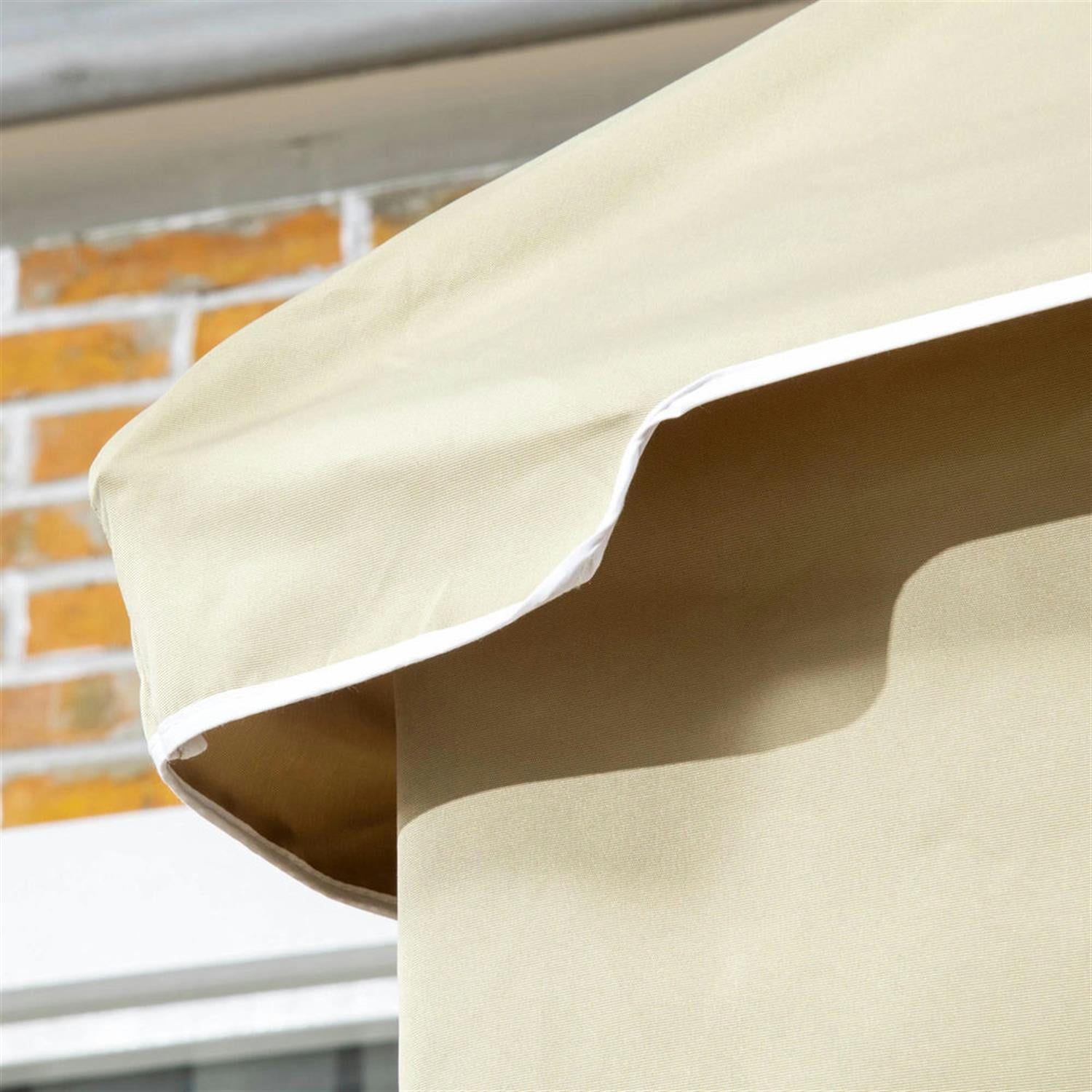 Demi Bonn 34" Outdoor Towel Caddy with Covered, Sturdy Shelf & Basket, Easy Roll PE Rattan Storage Rack for Poolside, Beach, Home Use, Beige