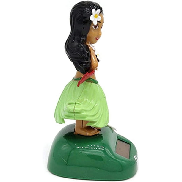 ShenMo Décoration de voiture hawaïenne, danseuse de voiture, figurine  dansante à énergie solaire, danseuse dansante décoration jouet bureau  maison ameublement intérieur 