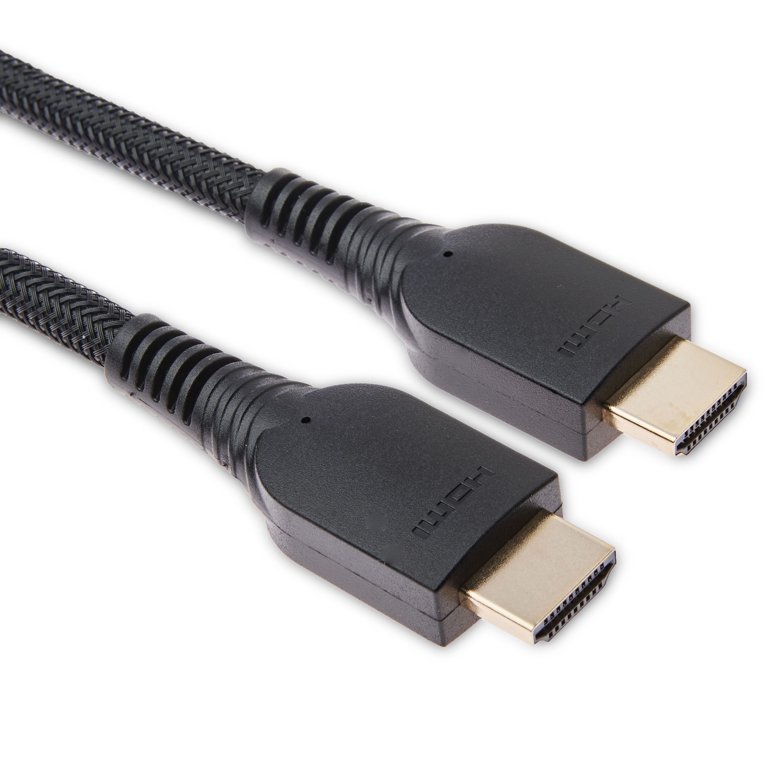 onn. 6ft HDMI Cables, 4k Ultra High Speed Braided Cord 