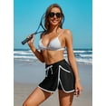 thumbnail image 3 of Women's Athletic Swim Skirt with Pockets Built-in Brief Bottom, 3 of 7