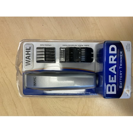 Wahl Beard Battery Operated Trimmer With 5 Position Guides