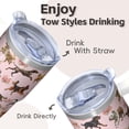thumbnail image 4 of 20OZ Dog Print Gift Tumbler with Handle Double Wall Vacuum Cup Ideal Dog Lover Gifts Unique Birthday Christmas Presents for Women Men Durable and Suitable for Daily Use, 4 of 6