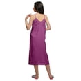 thumbnail image 5 of Moomaya Solid Short Sleeve Nightdress For Ladies Button Placket Nightwear, 5 of 6