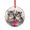 Pattern-4, variant on Abstract Camper Glass Christmas Ornament Holiday Present Ideas Forest Camper Christmas Ornament Round Glass