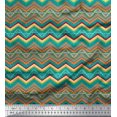 thumbnail image 2 of Soimoi Georgette Viscose Fabric Geometric Southwestern Decor Fabric Printed Yard 42 Inch Wide, 2 of 3