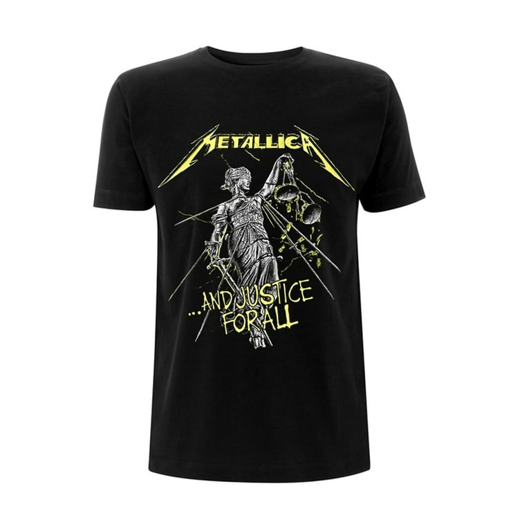Metallica Unisex T-Shirt And Justice For All Tracks (Back Print 