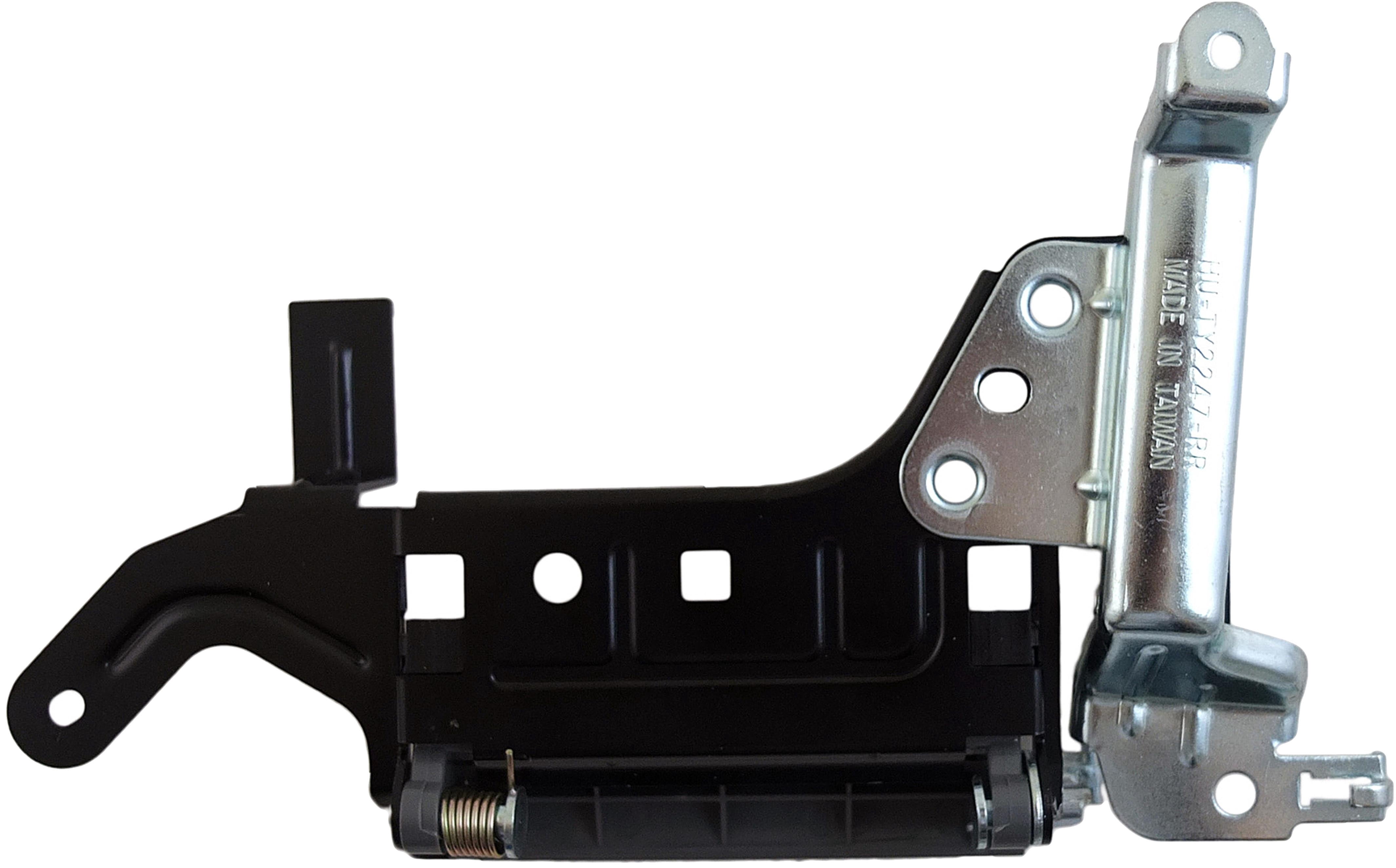 Dorman 96564 Rear Passenger Side Interior Door Handle for Specific Toyota Models, Gray; Metal; Black