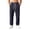 a01Navy, variant on LODIENY Mens Double Sided Fleece Large Size (S-5XL) Pants Baggy Straight Leg Open Bottom Stretch Drawstring Heavyweight Warm Lounge Sweatpants with Pockets Khaki L