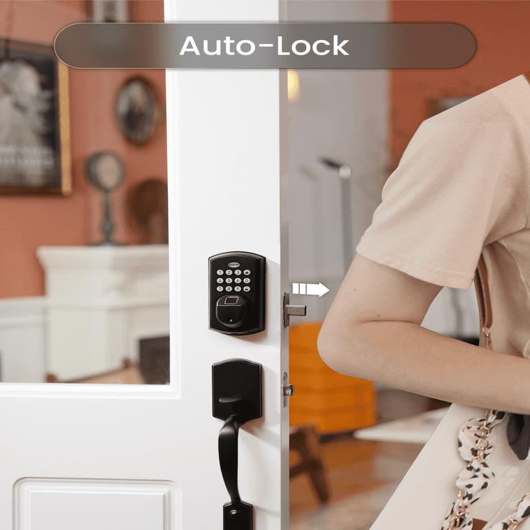 DESLOC A100F Electronic Keypad Door Lock Handle Set photo 5