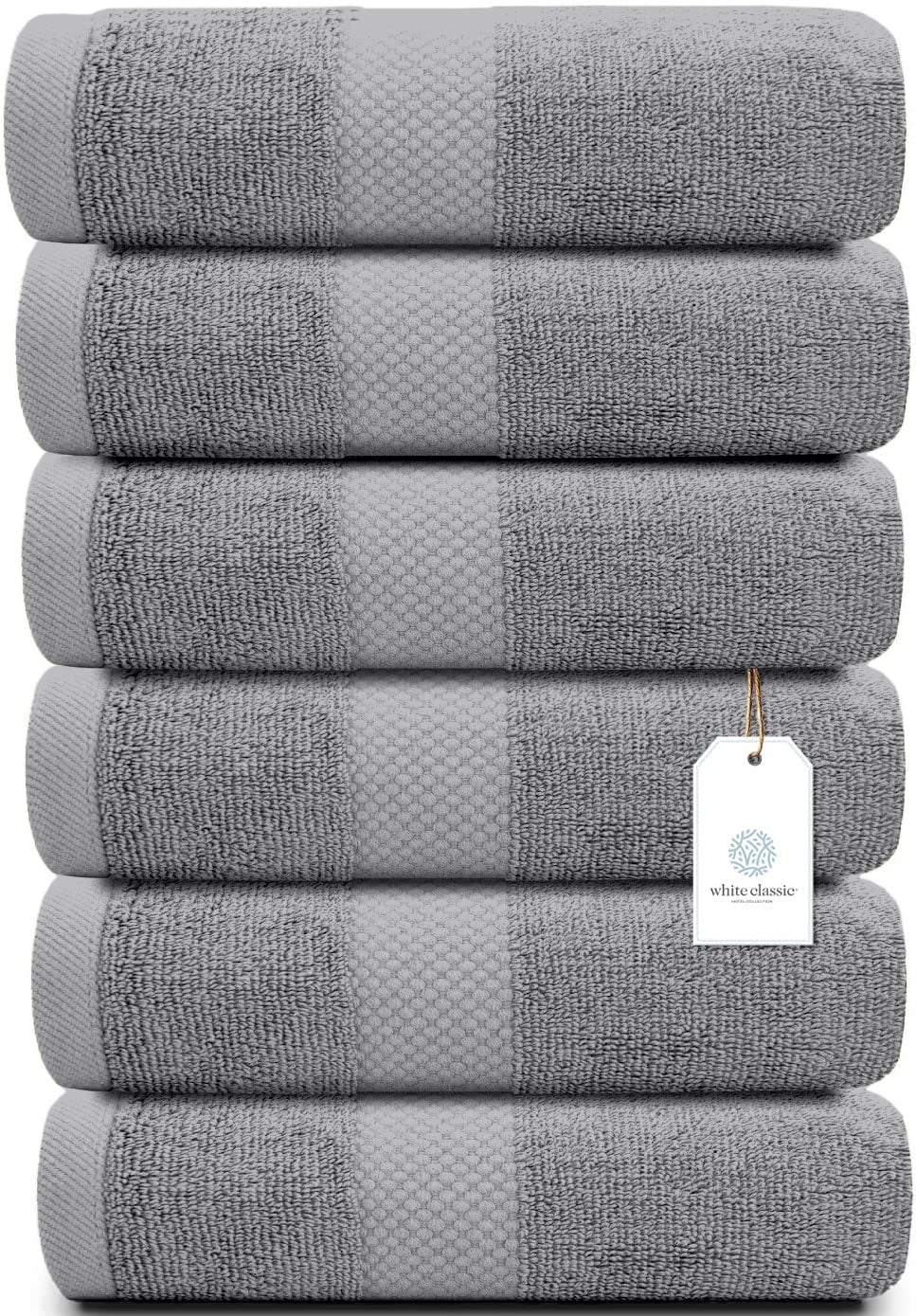 Orighty 6-Pack White Hand Towels - Quick Drying & Absorbent Microfiber  Bathroom Hand Towel 16x28 inches - Lightweight & Thin White Towels - Multi