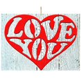 thumbnail image 1 of Designocracy 99733-O Love At First Sight Wooden Ornament, 1 of 1