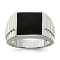 thumbnail image 1 of 925 Sterling Silver Men's Onyx Ring, 1 of 2